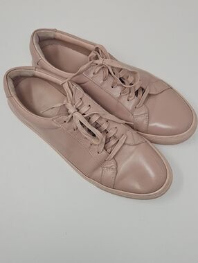 Italic Cadence Blush Leather Lace-Up Sneakers Women's 11